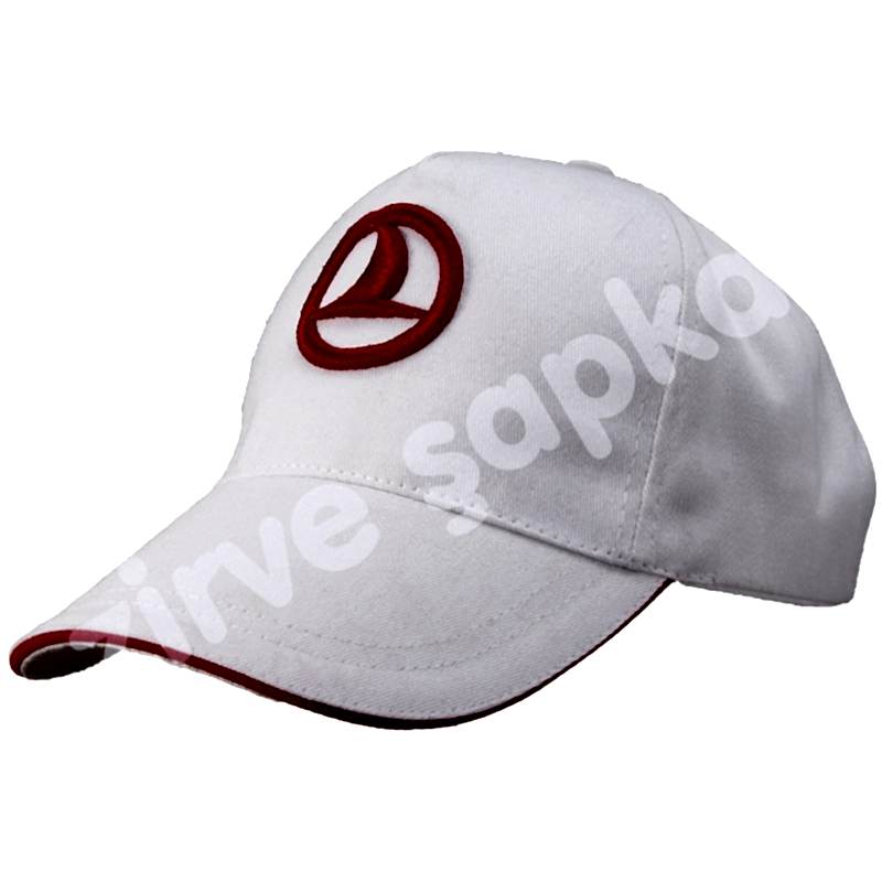  Sandviçli Şapka Beyaz
